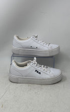 Load image into Gallery viewer, Fila Womens Redmond White Leather Low Top Lace-Up Sneaker Shoes Size 6
