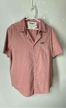 Load image into Gallery viewer, Calvin Klein Jeans Mens Pink Short Sleeve Collared Button-Up Shirt Size Large
