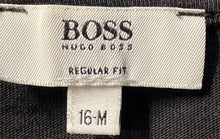 Load image into Gallery viewer, Hugo Boss Mens Black Cotton Short Sleeve Regular Fit Pullover T-Shirt Size 16-M
