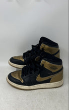 Load image into Gallery viewer, Nike Kids Air Jordan 1 Retro High OG FD1437-071 Black Gold Sneaker Shoes Size 6Y
