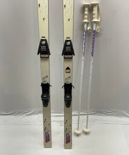 Load image into Gallery viewer, K2 Mens Ivory Salomon Easy Turn Base All-Mountain Snow Skis With Case
