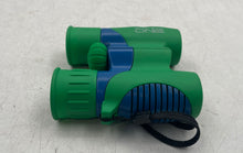 Load image into Gallery viewer, Explore One Green Blue Lightweight Weather-Resistant Kids Field Binoculars
