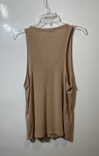 Load image into Gallery viewer, Zara Womens Brown Sleeveless Knitted Button-Front Cardigan Sweater Size L
