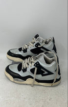 Load image into Gallery viewer, Nike Boys Air Jordan 4 Retro FZ8586-070 Black Gray Lace-Up Sneaker Shoes Size 1Y
