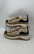 Load image into Gallery viewer, Gaimo Womens Brown Gray Suede Platform Espadrille Sneakers Shoes Size EU 37
