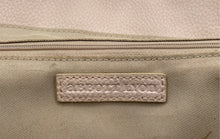 Load image into Gallery viewer, Abbott Lyon Womens Light Pink Pebbled Leather Flap Over Top Handle Tote Handbag
