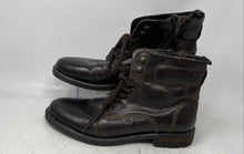 Load image into Gallery viewer, Alfani Mens Hank Brown Leather Round Toe Lace-Up Utility Ankle Boots Size 10M
