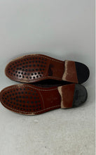 Load image into Gallery viewer, Cole Haan Mens Brown Leather Moc Toe Slip-On Penny Loafer Shoes Size 11M
