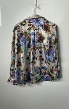 Load image into Gallery viewer, Zara Womens Multicolor Floral Long Sleeve Collared Button-Up Shirt Size Small
