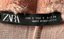 Load image into Gallery viewer, Zara Womens Pink Ribbed Long Sleeve Crew Neck Pullover Sweater Size Small
