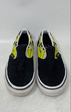 Load image into Gallery viewer, Vans Kids Classic Off The Wall 507452 Black Yellow Sneaker Shoes Size 12.5
