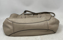 Load image into Gallery viewer, Michael Kors Womens Cream Leather Charm Inner Pocket Double Strap Shoulder Bag

