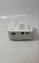 Load image into Gallery viewer, White Wireless Portable Mini LED Home Projector Untested No Cables
