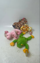 Load image into Gallery viewer, Lot Of 4 Pcs Vintage Ty Beanie Baby Mixed Variety Beanbag Plush Toys With Tags
