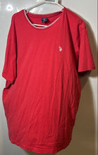 Load image into Gallery viewer, US Polo Assn. Mens Red Cotton Short Sleeve Crew Neck Pullover T-Shirt Size XXL
