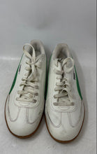 Load image into Gallery viewer, Puma Mens 9-T SL 398181-07 White Green Leather Low Top Sneaker Shoes Size 11
