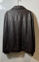 Load image into Gallery viewer, Merona Mens Brown Genuine Leather Long Sleeve Collared Full-Zip Jacket Size XL
