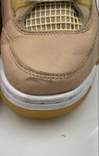 Load image into Gallery viewer, Authentic Nike Womens Air Jordan 4 Retro Shimmer Beige Sneakers Shoes Size 6.5
