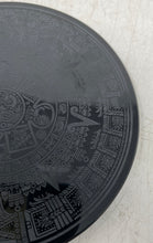 Load image into Gallery viewer, Black Wall Decor Round Shape Plaque Modern Art Display Piece Aztec Calendar
