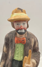 Load image into Gallery viewer, Vintage Flambro Emmett Kelly Jr Command Performance Horn Player Clown Figurines
