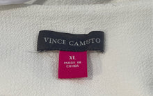 Load image into Gallery viewer, Vince Camuto Womens Off-White Flutter Short Sleeve Wrap Blouse Top Size XL

