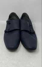 Load image into Gallery viewer, Calvin Klein Mens Navy Blue Square Toe Monk Strap Dress Shoes Size 8.5
