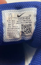 Load image into Gallery viewer, Nike Womens Hyperdiamond 4 Keystone Blue Lace-Up Softball Cleats Size 7.5

