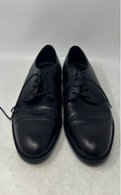 Load image into Gallery viewer, Boss Mens Black Leather Lace-Up Almond Toe Formal Derby Dress Shoes Size 9
