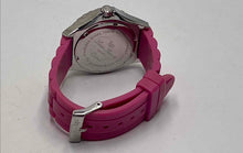 Load image into Gallery viewer, Authentic Lucien Piccard Women's Fuchsia Silicone Quartz Watch

