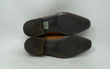 Load image into Gallery viewer, Aldo Mens Brown Leather Almond Toe Lace-Up Formal Oxford Dress Shoes Size 9
