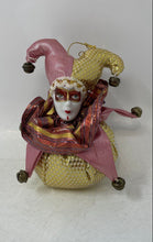 Load image into Gallery viewer, Multicolor Jester Clown Collectible Harlequin Christmas Tree Ornament
