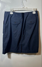 Load image into Gallery viewer, 346 Brooks Brothers Womens Navy Blue Flat Front Regular Fit Mini Skirt Size 10
