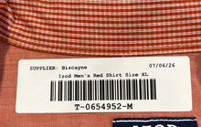 Load image into Gallery viewer, Izod Mens Red Long Sleeve Collared Regular Fit Button-Up Shirt Size XL
