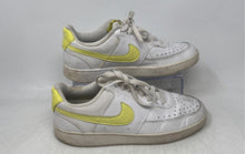 Load image into Gallery viewer, Nike Womens Court Vision Low CD5434-109 White Yellow Sneaker Shoes Size 8
