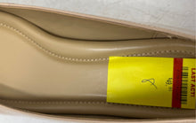 Load image into Gallery viewer, Michael Kors Womens Beige Patent Leather Slip-On Block Pump Heels Size 8M
