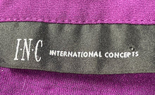 Load image into Gallery viewer, INC International Concepts Womens Purple Split Neck Pullover Blouse Top Size M
