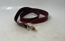 Load image into Gallery viewer, Michael Kors Womens Red Genuine Leather Adjustable Dress Belt Size Medium
