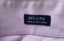 Load image into Gallery viewer, J.Crew Mens Purple Long Sleeve Collared Wrinkle Free Dress Shirt Size L 16-16.5
