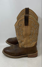 Load image into Gallery viewer, Laredo Womens Brown Leather Square Toe Cowgirl Western Boots Size 7M
