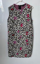 Load image into Gallery viewer, Ted Baker Womens Multicolor Animal Print Crew Neck Sleeveless Shift Dress Size 4
