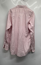 Load image into Gallery viewer, Hugo Boss Mens Pink White Plaid Long Sleeve Regular Fit Dress Shirt Size 41/16
