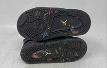 Load image into Gallery viewer, Nike Baby Boys Air Jordan 4 RM FQ7937-004 Black Leather Sneakers Shoes Size 9C
