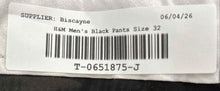 Load image into Gallery viewer, H&amp;M Mens Black Flat Front Skinny Fit Pockets Dress Pants Size 32R
