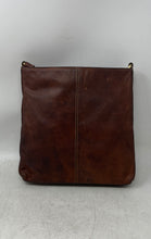 Load image into Gallery viewer, Levogue Womens Brown Leather Outer Pocket Zipper Medium Travel Shoulder Bag
