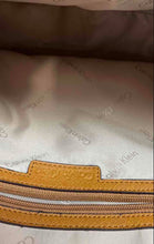 Load image into Gallery viewer, Calvin Klein Womens Brown Leather Double Handles Outer &amp; Inner Pockets Tote Bag
