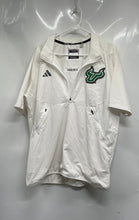 Load image into Gallery viewer, Adidas Mens White South Florida Bulls Short Sleeve Windbreaker Jacket Size M
