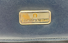 Load image into Gallery viewer, Authentic Etienne Aigner Womens Navy Blue Adjustable Strap Crossbody Purse
