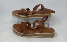 Load image into Gallery viewer, Marc Fisher Womens Grandie Brown Open Toe Platform Sandals Size 8M
