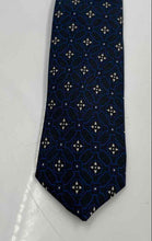 Load image into Gallery viewer, Christian Dior Monsieur Mens Blue Printed Adjustable Designer Tie

