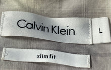 Load image into Gallery viewer, Calvin Klein Mens Multicolor Plaid Long Sleeve Slim Fit Button-Up Shirt Size L
